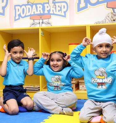 students participating in theatre in education at podar - creative expression and performing arts